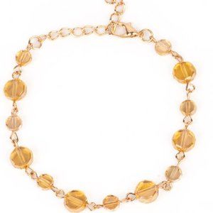 Paparazzi Colorfully Cosmic Gold Bracelet